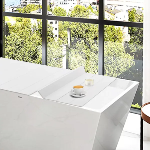 Cubierta de bañera de 70 x 170 x 0,7 cm, plegable, resistente al agua, a prueba de polvo, bandeja de baño para el hogar, baño, SPA
