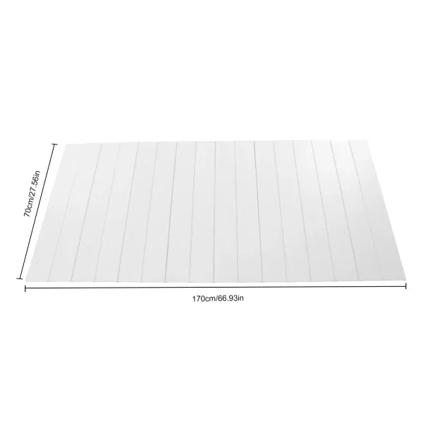 Cubierta de bañera de 70 x 170 x 0,7 cm, plegable, resistente al agua, a prueba de polvo, bandeja de baño para el hogar, baño, SPA