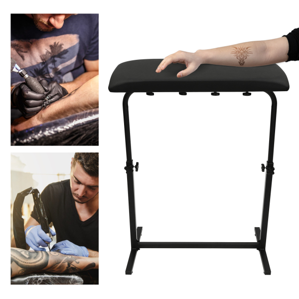 Soporte para reposabrazos, soporte para reposabrazos, soporte para muñecas para piernas y reposabrazos, Negro