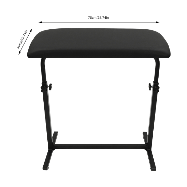 Soporte para reposabrazos, soporte para reposabrazos, soporte para muñecas para piernas y reposabrazos, Negro