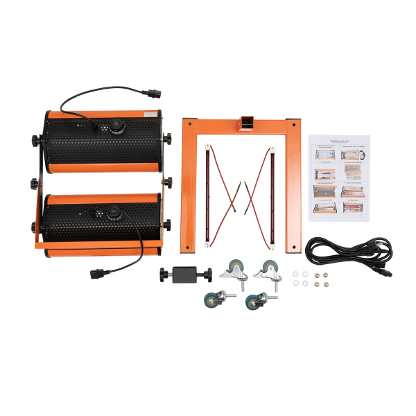 CNCEST 2 x 1000W emisores IR Secador de pintura IR Calentador infrarrojo CNCEST 2 x 1000W emisores IR Secador de pintura IR Calentador infrarrojo