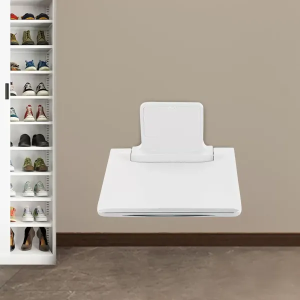 Asiento de ducha plegable montado en la pared para el cuidado del hogar