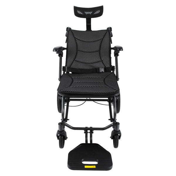 Sillas de ruedas reclinables AC976LG(12)-46, silla de ruedas plegable de transporte para personas mayores, silla de ruedas reclinable para adultos