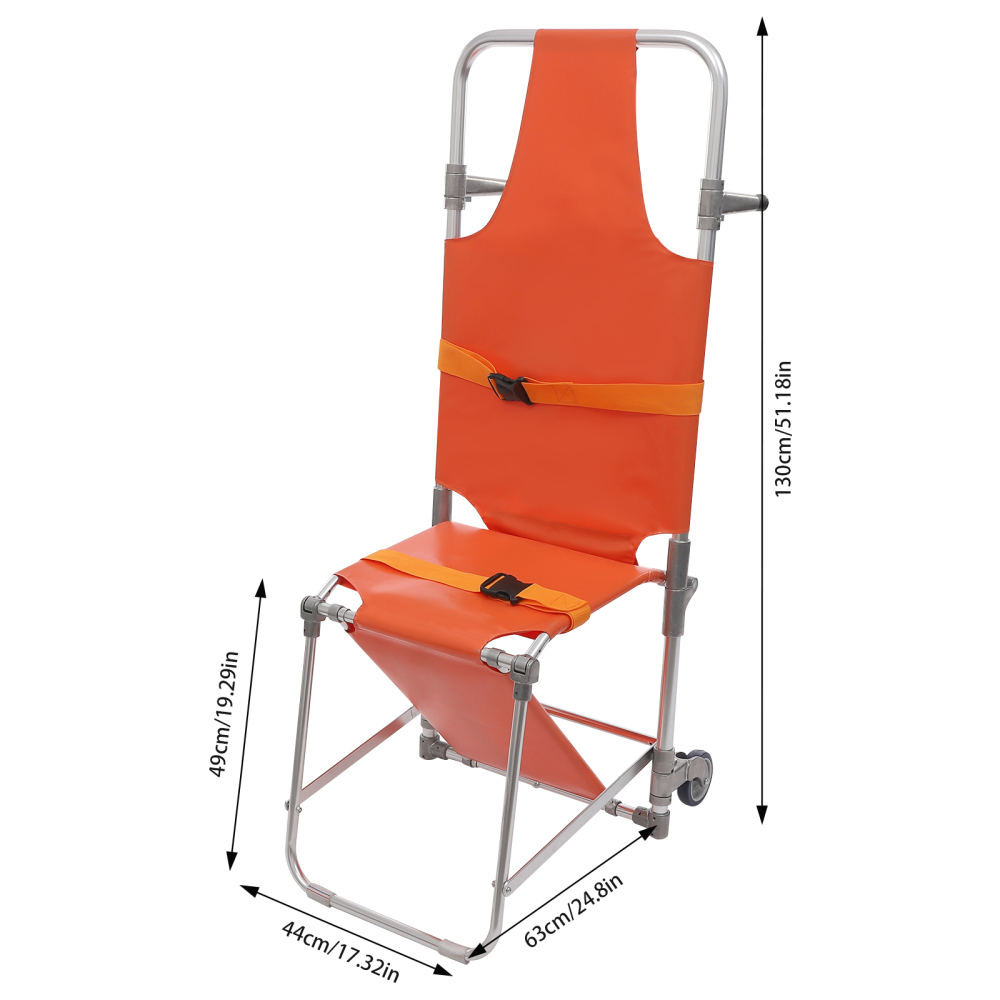 Silla camilla para escaleras de rescate de emergencia, camilla plegable para silla, silla plegable para escaleras