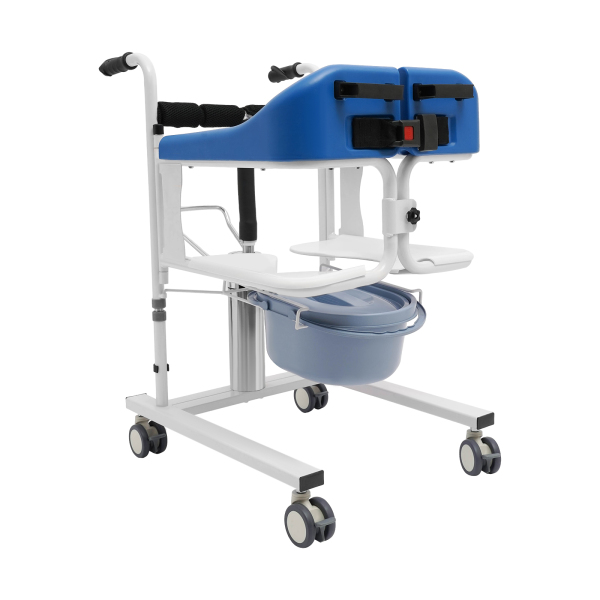 Silla de ruedas hidráulica de elevación de pacientes para el hogar, Capacidad de carga: Dentro de 90kg, Altura: 87-106 cm