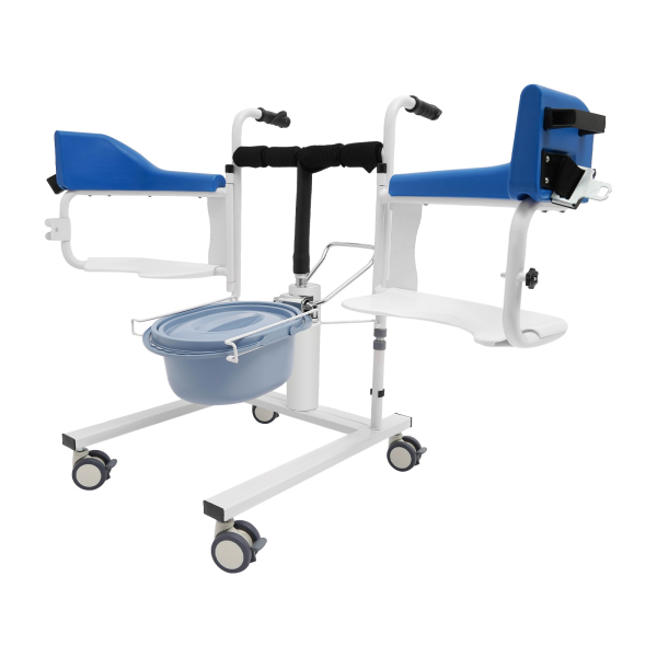 Silla de ruedas hidráulica de elevación de pacientes para el hogar, Capacidad de carga: Dentro de 90kg, Altura: 87-106 cm