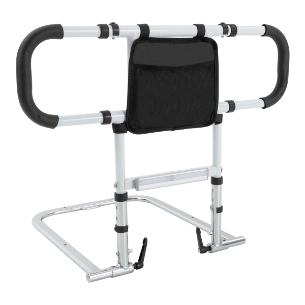 Barra de ayuda para la cama plegable, Barra de apoyo para la cama, Soporte fiable, Longitud ajustable: 53-69cm, Blanco Barra de ayuda para la cama plegable, Barra de apoyo para la cama, Soporte fiable, Longitud ajustable: 53-69cm, Blanco