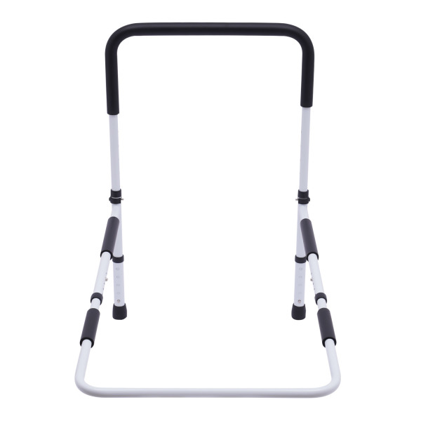 Barandilla de ayuda en la cama, Asidero de seguridad ajustable para prevenir caídas, Anchura ajustable: 84-94cm, Blanco Barandilla de ayuda en la cama, Asidero de seguridad ajustable para prevenir caídas, Anchura ajustable: 84-94cm, Blanco