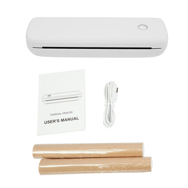 Impresora térmica Bluetooth sin tinta L81, impresora térmica portátil, impresora térmica - Blanca Impresora térmica Bluetooth sin tinta L81, impresora térmica portátil, impresora térmica - Blanca