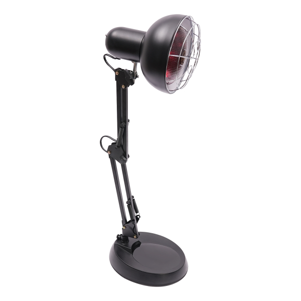Lámpara de luz roja, Lámpara de calor, Lámpara de infrarrojos para tratamiento, Max. Altura del producto 65cm, Negro Lámpara de luz roja, Lámpara de calor, Lámpara de infrarrojos para tratamiento, Max. Altura del producto 65cm, Negro