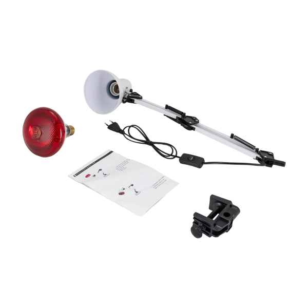 Lámpara de infrarrojos, Terapia de luz infrarroja, Temperatura de calentamiento, Alrededor de 100℃, 220V, 150W, Blanco Lámpara de infrarrojos, Terapia de luz infrarroja, Temperatura de calentamiento, Alrededor de 100℃, 220V, 150W, Blanco