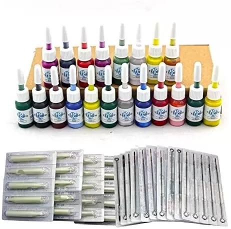 Kit de Tatuaje Profesional,Principiante Completa Kit de Tatuaje