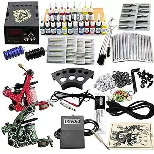 Kit de Tatuaje Profesional,Principiante Completa Kit de Tatuaje
