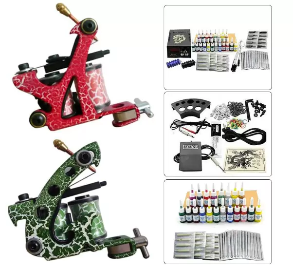 Kit de Tatuaje Profesional,Principiante Completa Kit de Tatuaje
