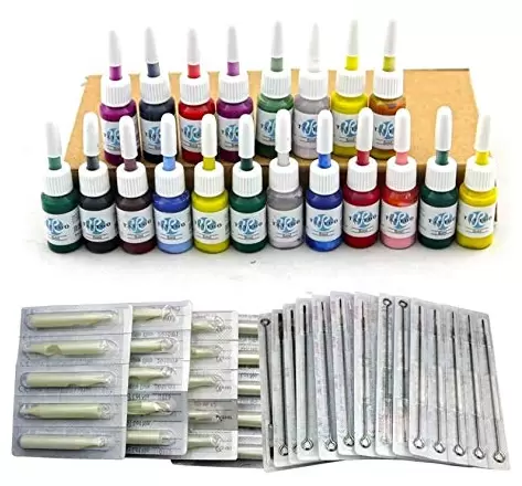 Kit de Tatuaje Profesional,Principiante Completa Kit de Tatuaje