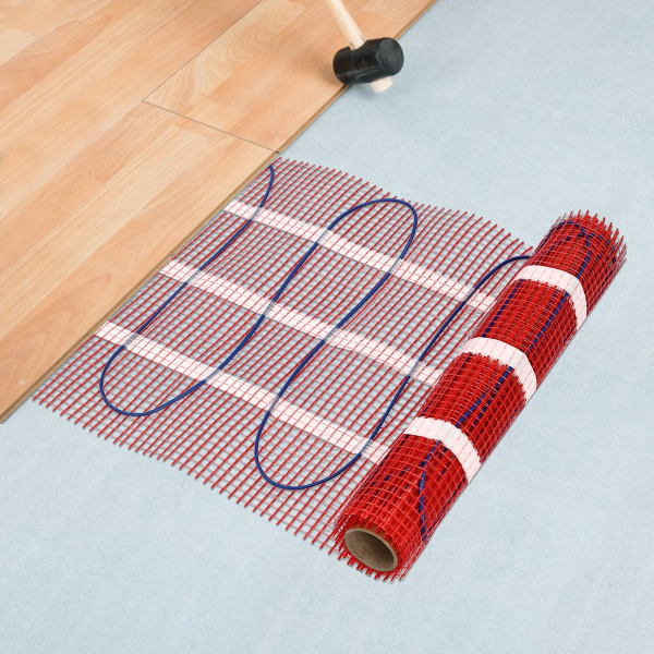 Kit de alfombrilla calefactora, sistema de calefacción por suelo radiante, alfombrilla calefactora