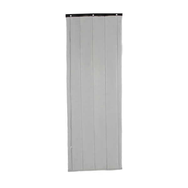Cortina aislante térmica para puertas, Mosquitera para cubrir puertas en invierno, Manta insonorizante, 70*200cm, Gris