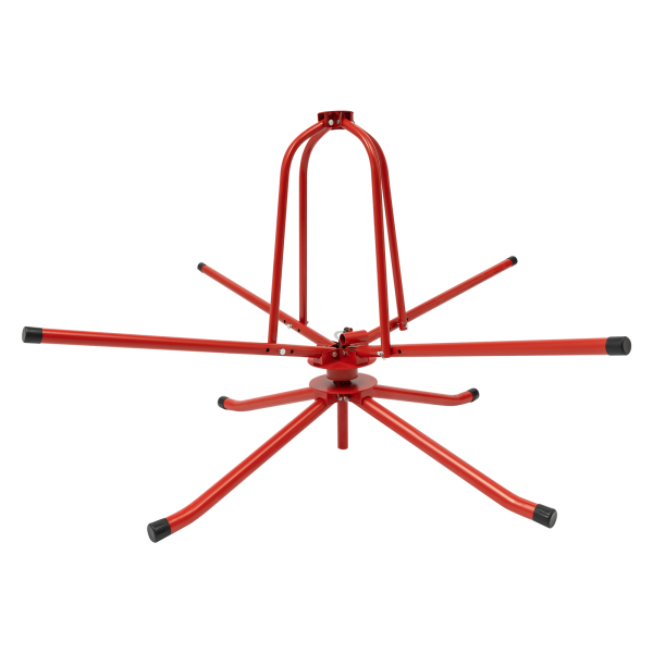 Enrollador de tubos para calefacción por suelo radiante, Dispensador de rollos de tubos, Excelente capacidad de carga, Rojo