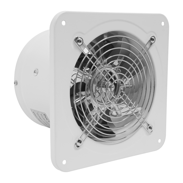 Ventilador de baño Ventilador de pared Ventilador extractor Ventilador de humo universal 6 pulgadas con cubierta de red