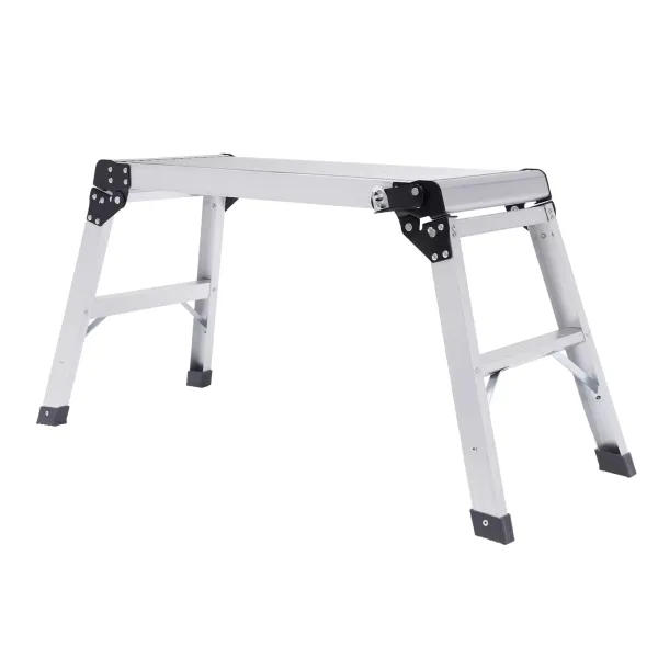 Plataforma de trabajo escalera, plataforma de trabajo plegable con plataforma, plataforma de trabajo con escalera plegable