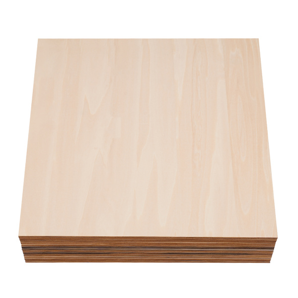 Tablero para bricolaje de madera para decoración del hogar, Láminas de tilo, Rectángulo de madera en blanco, 30 piezas