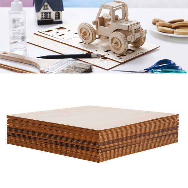 Tablero para bricolaje de madera para decoración del hogar, Láminas de tilo, Rectángulo de madera en blanco, 30 piezas Tablero para bricolaje de madera para decoración del hogar, Láminas de tilo, Rectángulo de madera en blanco, 30 piezas