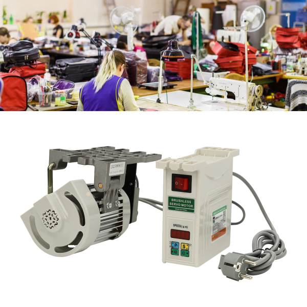 600W Máquina de coser industrial servomotor con motor de embrague 500-4500r/min