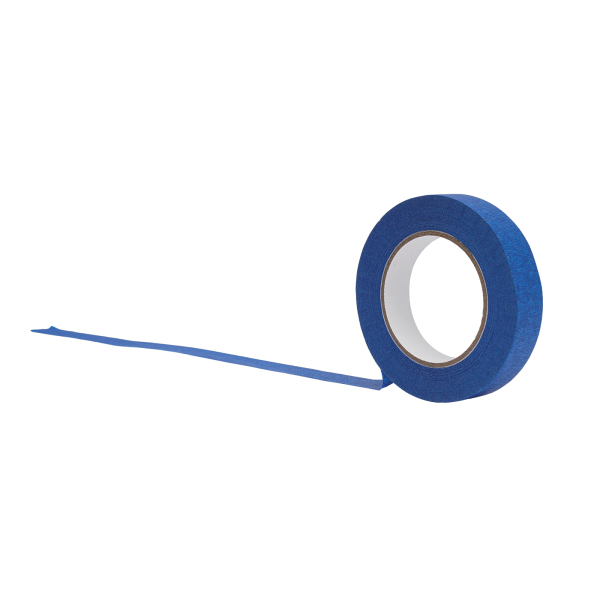 36 rollos de cinta de pintor, 24 mm x 55 m, azul Enmascarar, cinta de pintor, resistente a los rayos UV, a la humedad