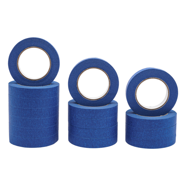 Cinta Azul para Paredes, Cinta de Artista Decoradora con Líneas Afiladas para Pintar, Longitud de cada rollo de cinta: 55 m Cinta Azul para Paredes, Cinta de Artista Decoradora con Líneas Afiladas para Pintar, Longitud de cada rollo de cinta: 55 m