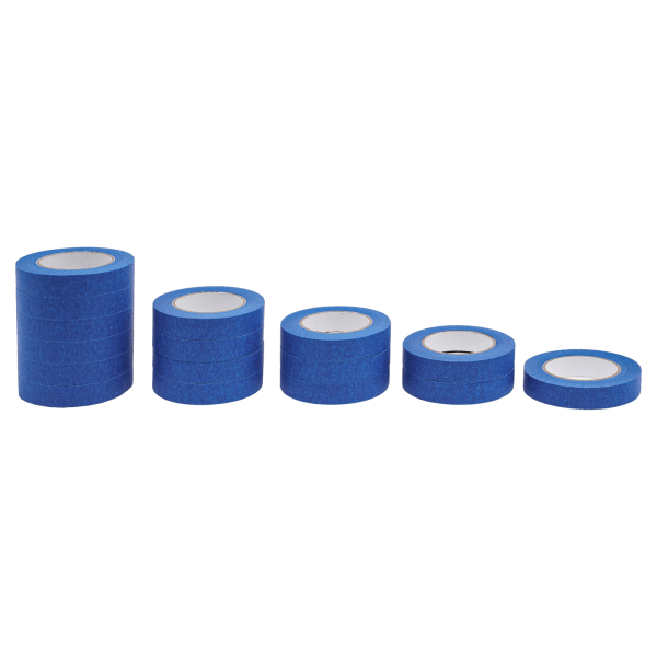 Cinta Azul para Paredes, Cinta de Artista Decoradora con Líneas Afiladas para Pintar, Longitud de cada rollo de cinta: 55 m Cinta Azul para Paredes, Cinta de Artista Decoradora con Líneas Afiladas para Pintar, Longitud de cada rollo de cinta: 55 m