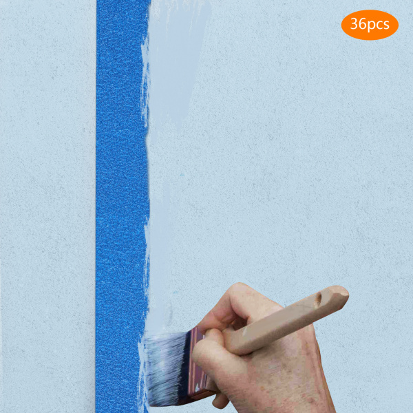 36 rollos, Cintas de pintor, Cinta de pintor para paredes, Alta fuerza adhesiva, Longitud de cada rollo de cinta: 55 m 36 rollos, Cintas de pintor, Cinta de pintor para paredes, Alta fuerza adhesiva, Longitud de cada rollo de cinta: 55 m
