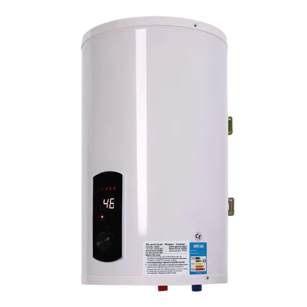 Caldera de agua caliente eléctrica, 35l, 2000W, protección contra fugas, colgadores verticales mejorados de pared 25-75 °C