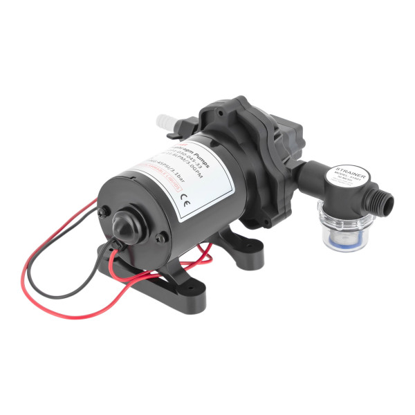 Bomba industrial de agua a presión, bomba de diafragma autocebante, para caravanas, riego agrícola, etc., 20,95*8,3 cm