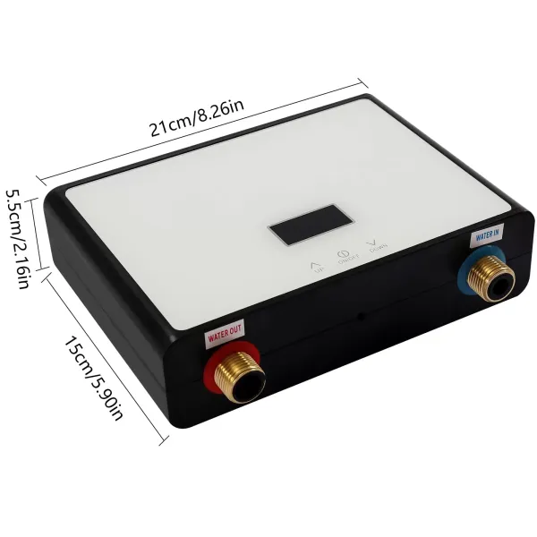 Calentador de agua instantáneo pequeño eléctrico, dispositivo debajo de la mesa para baño, cocina, 220V, 5,5 kW