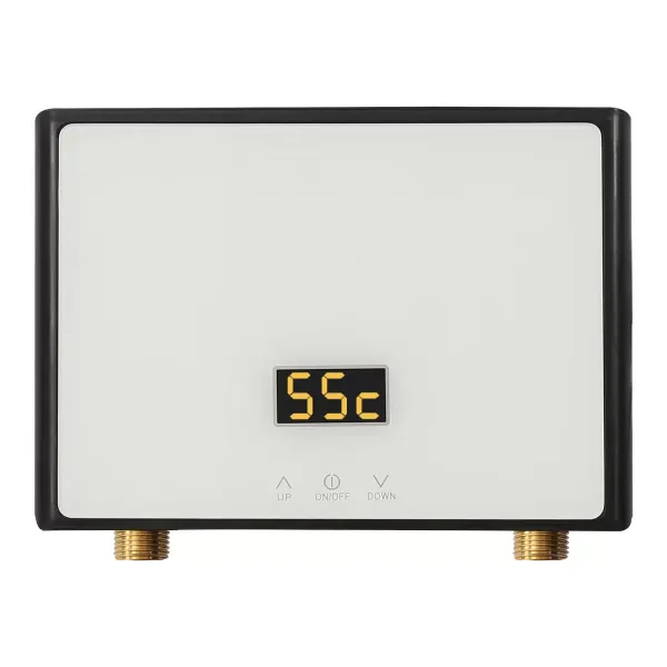 Calentador de agua instantáneo pequeño eléctrico, dispositivo debajo de la mesa para baño, cocina, 220V, 5,5 kW