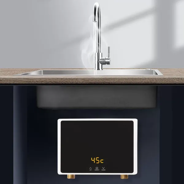 Calentador de agua instantáneo pequeño eléctrico, dispositivo debajo de la mesa para baño, cocina, 220V, tamaño kW: 5,5 kW