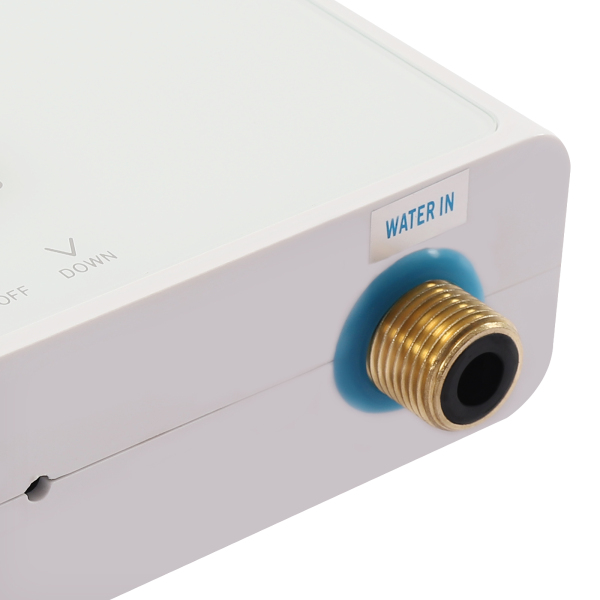 Mini calentador de agua sin depósito 5.5KW 220 V sistema de calefacción termostática con mando a distancia, pantalla táctil digital para cocina y baño