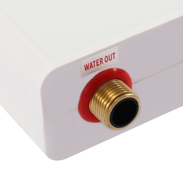 Mini calentador de agua sin depósito 5.5KW 220 V sistema de calefacción termostática con mando a distancia, pantalla táctil digital para cocina y baño