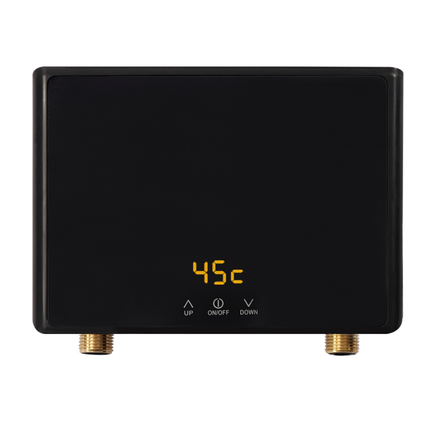 5500 W Mini calentador de agua instantáneo eléctrico 220 V, con control remoto pantalla táctil digital
