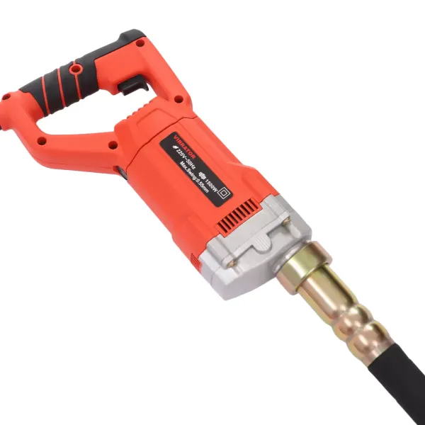 Vibrador de hormigón eléctrico, 1500 W, 2M de longitud de varilla, velocidad del eje de agitación 4000 rpm, diámetro de onda vibratoria de 35 mm Vibrador de hormigón eléctrico, 1500 W, 2M de longitud de varilla, velocidad del eje de agitación 4000 rpm, diámetro de onda vibratoria de 35 mm