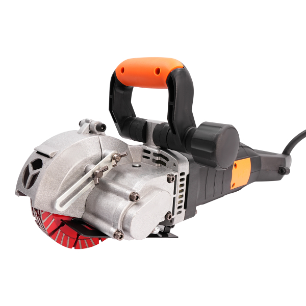 Fresadora eléctrica de 4,8 kW, ranuradora para pared, incluye 5 discos de corte de 42 mm de profundidad