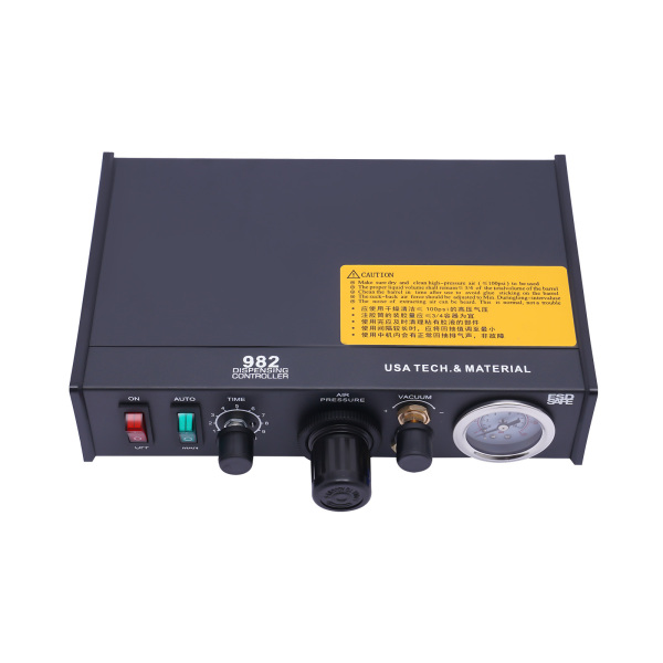 Controlador de dispensación neumática Dispensador de pegamento Controlador de líquido de soldadura 982 Controlador de dispensación neumática Dispensador de pegamento Controlador de líquido de soldadura 982