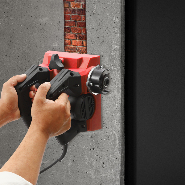 Cepilladora eléctrica de pared cepilladora manual de potencia 1300W cepilladora de rodillos portátil con cable, Roja