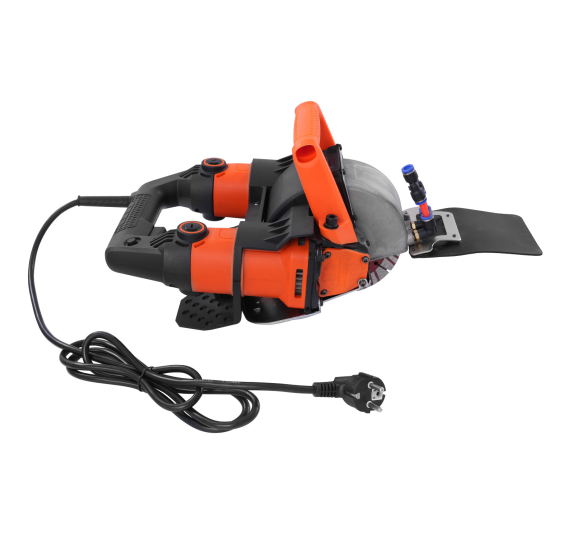 Fresadora para muros (5200 W, profundidad de la ranura: 0-45 mm, ancho de ranura 0-72 mm, 220 V, 50 Hz).