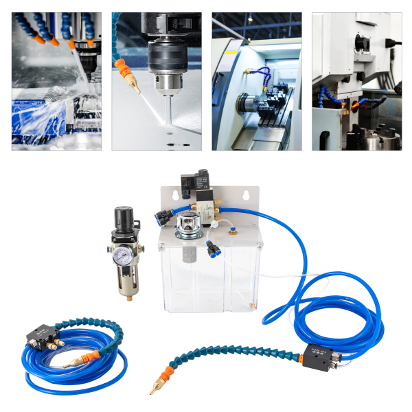 220V Sistema de pulverización de lubricante refrigerante para corte de metal pulverizador de refrigeración para grabado 220V Sistema de pulverización de lubricante refrigerante para corte de metal pulverizador de refrigeración para grabado