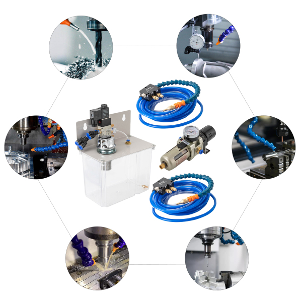 220V Sistema de pulverización de lubricante refrigerante para corte de metal pulverizador de refrigeración para grabado