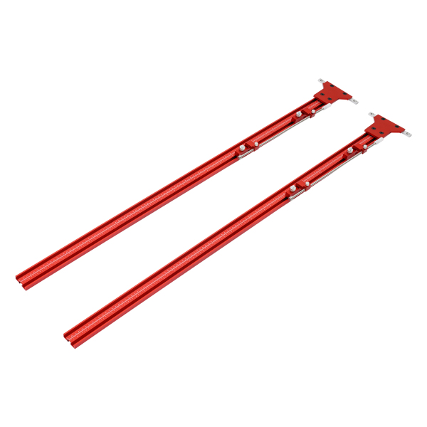 Carril guía de posicionamiento para sierra de carril, Cuatro regletas de 11.8*1.8in, con un alcance máximo de 54,9 pulgadas Carril guía de posicionamiento para sierra de carril, Cuatro regletas de 11.8*1.8in, con un alcance máximo de 54,9 pulgadas