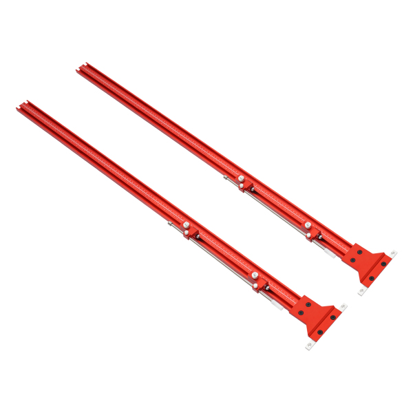 Carril guía de posicionamiento para sierra de carril, Cuatro regletas de 11.8*1.8in, con un alcance máximo de 54,9 pulgadas Carril guía de posicionamiento para sierra de carril, Cuatro regletas de 11.8*1.8in, con un alcance máximo de 54,9 pulgadas