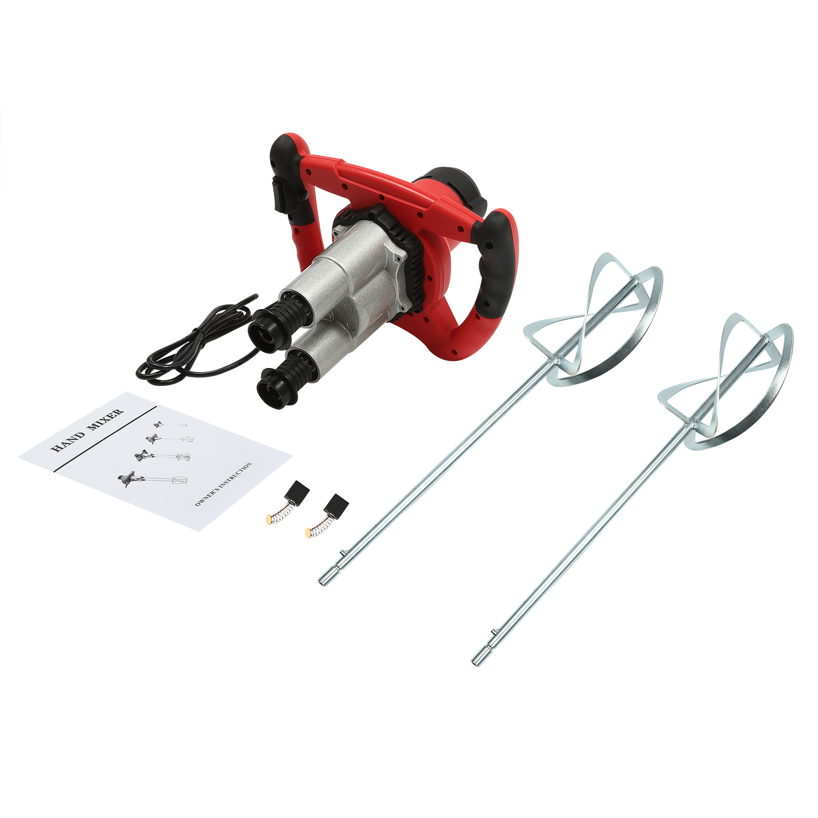 Agitador de pintura y mortero de 1800 W, mezcladores para hormigón, pintura, betún, etc., 6 velocidades opcionales Agitador de pintura y mortero de 1800 W, mezcladores para hormigón, pintura, betún, etc., 6 velocidades opcionales