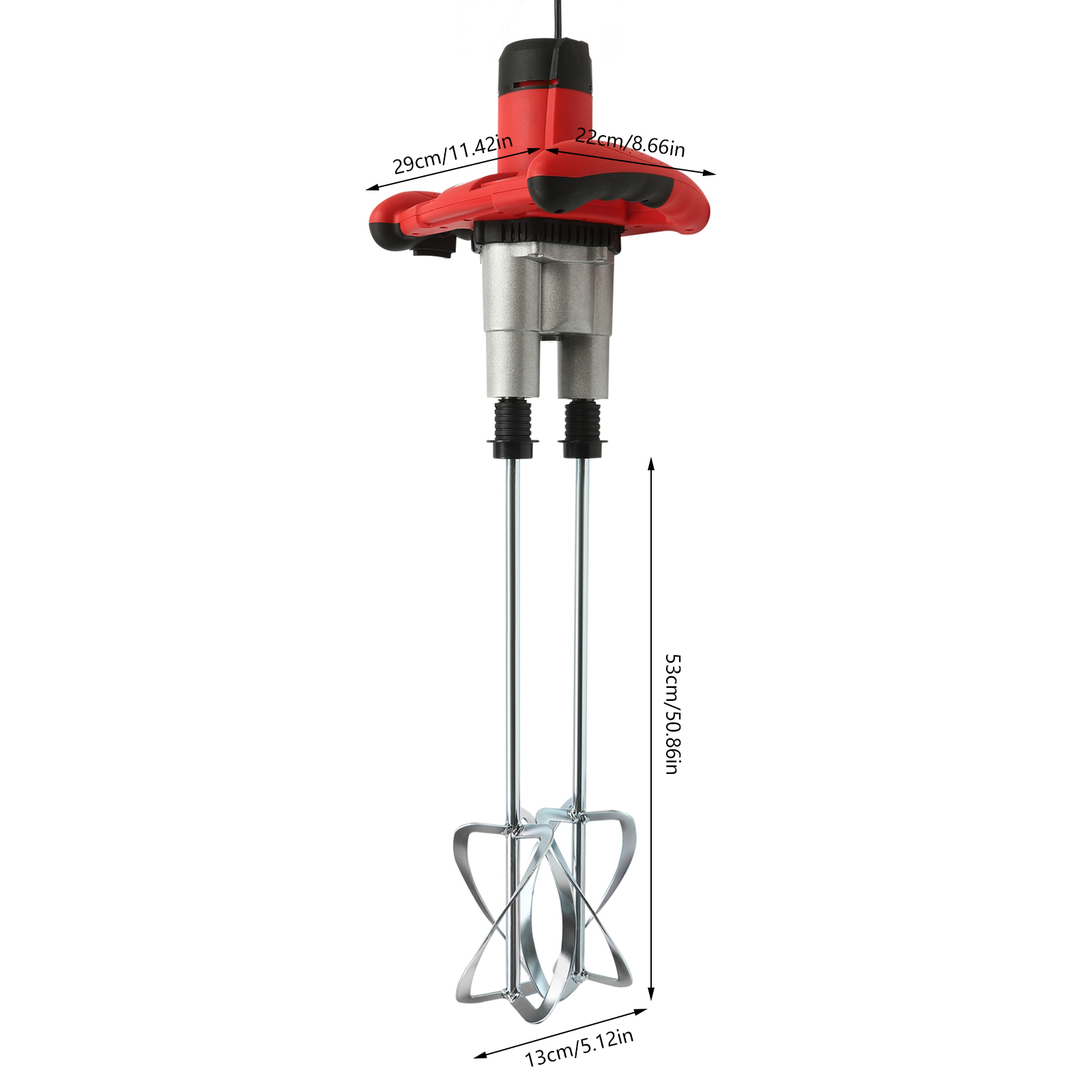Agitador de pintura y mortero de 1800 W, mezcladores para hormigón, pintura, betún, etc., 6 velocidades opcionales Agitador de pintura y mortero de 1800 W, mezcladores para hormigón, pintura, betún, etc., 6 velocidades opcionales